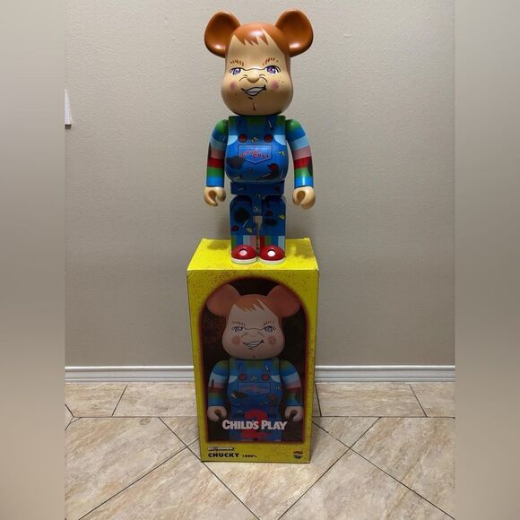 bearbrick Other - Medicom Toy Be@rbrick 1000 Chucky Bearbrick Child Play Child's GOOD GUY